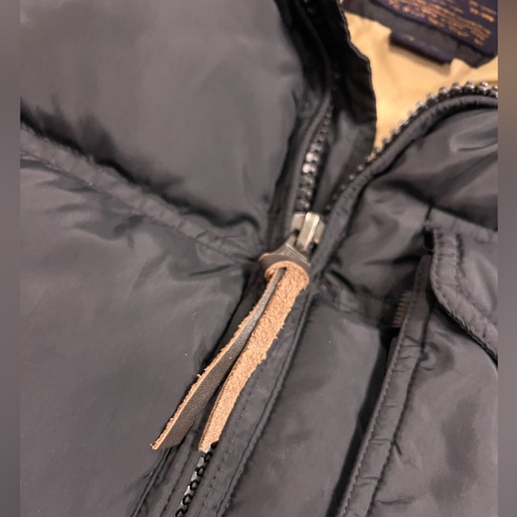 J. Crew Expedition Down puffer Jacket Mens size large/ like new- black - Picture 3 of 7